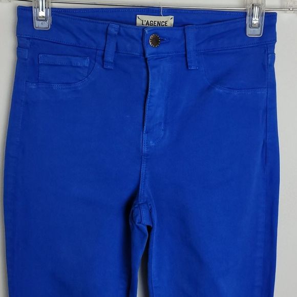 L'Agence Sada cropped jean Sz 26 Mid Rise Stretchy - Picture 3 of 8